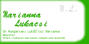 marianna lukacsi business card